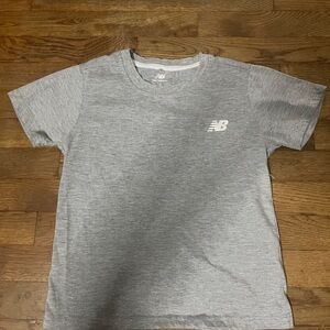 New Balance Kids Light Gray Short Sleeve Tee